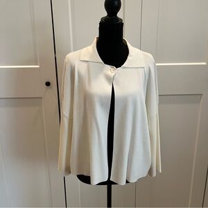 Halogen Classic White Lightweight Cardigan